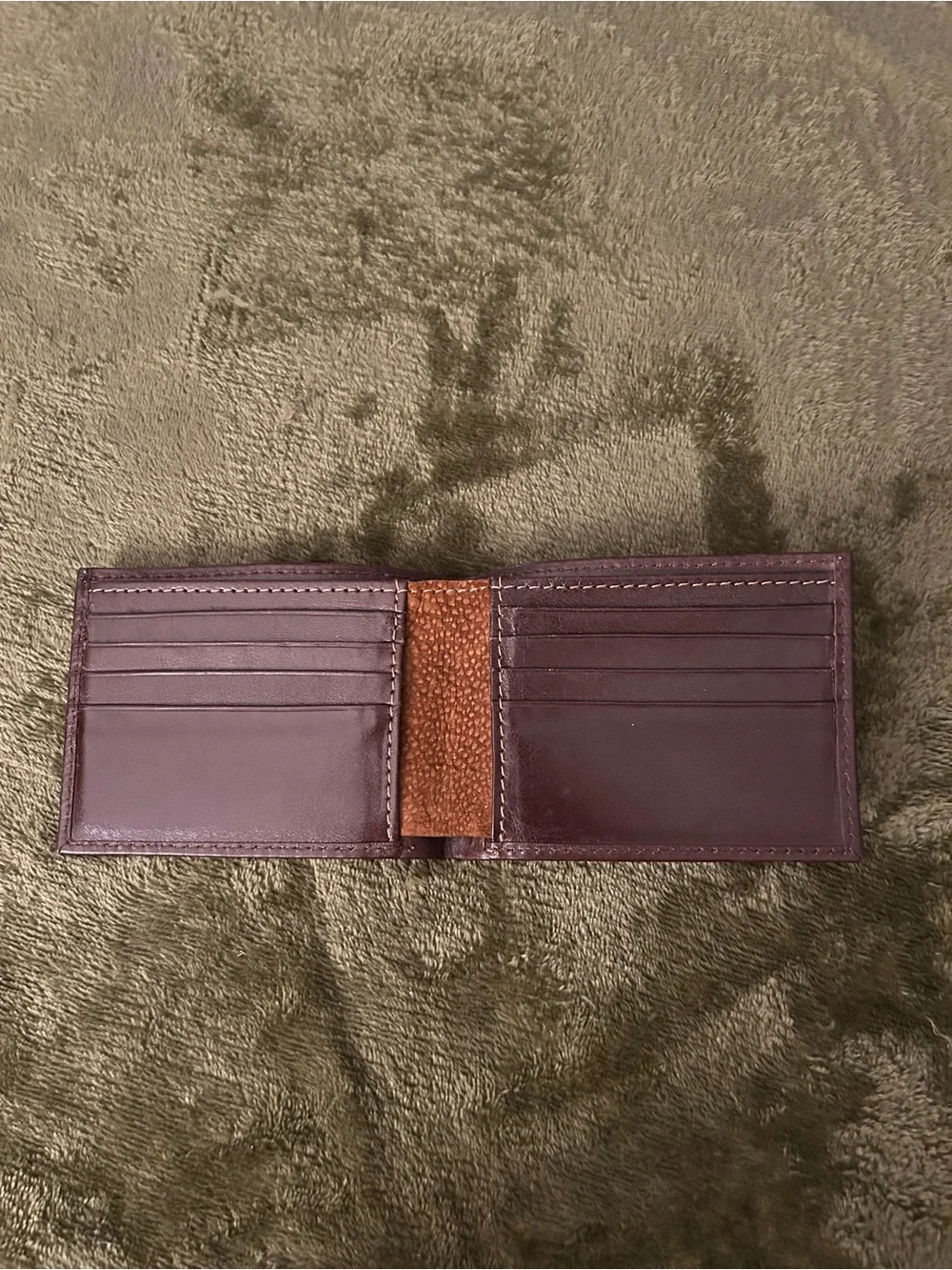 Vintage El Nandu Tradicional Handmade Argentina Bifold Wallet- All Leather